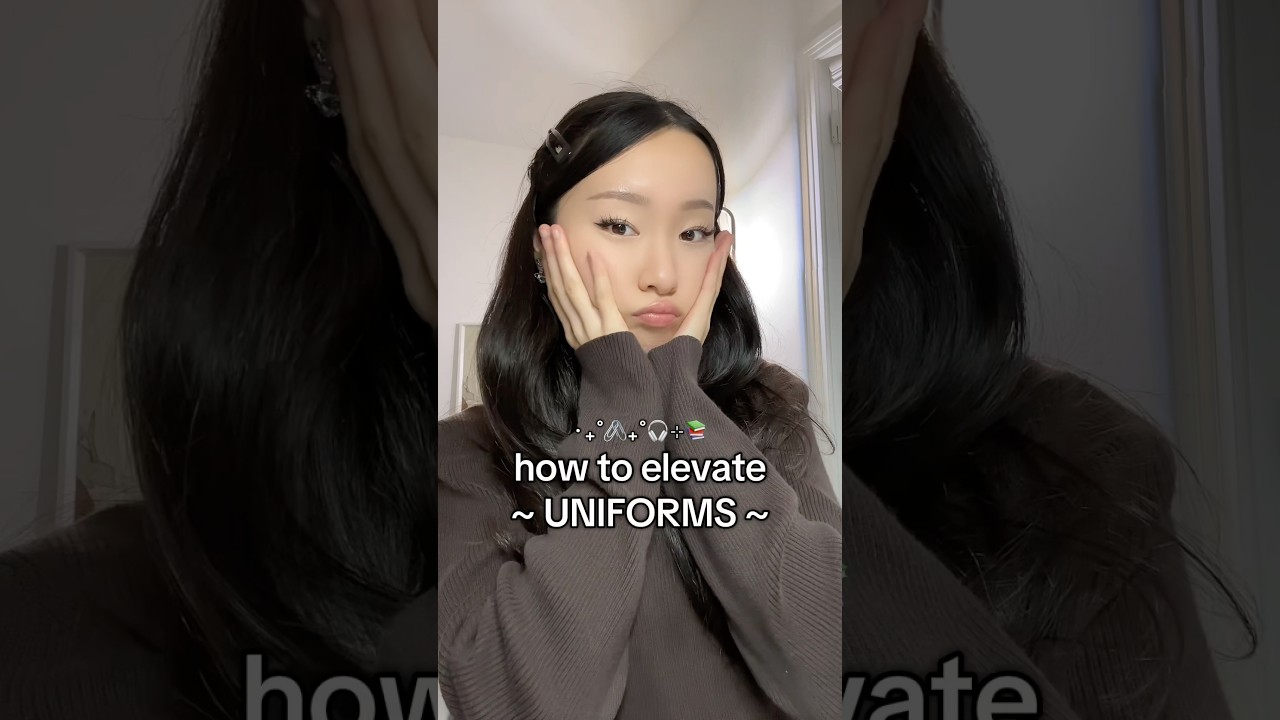 HOW TO ELEVATE SCHOOL OR ANY KIND OF UNIFORMS !!! 📚😜 #schooloutfits #schooluniforms #styletips
