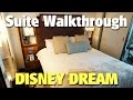 Concierge One Bedroom Suite with Verandah Walkthrough | Disney Dream