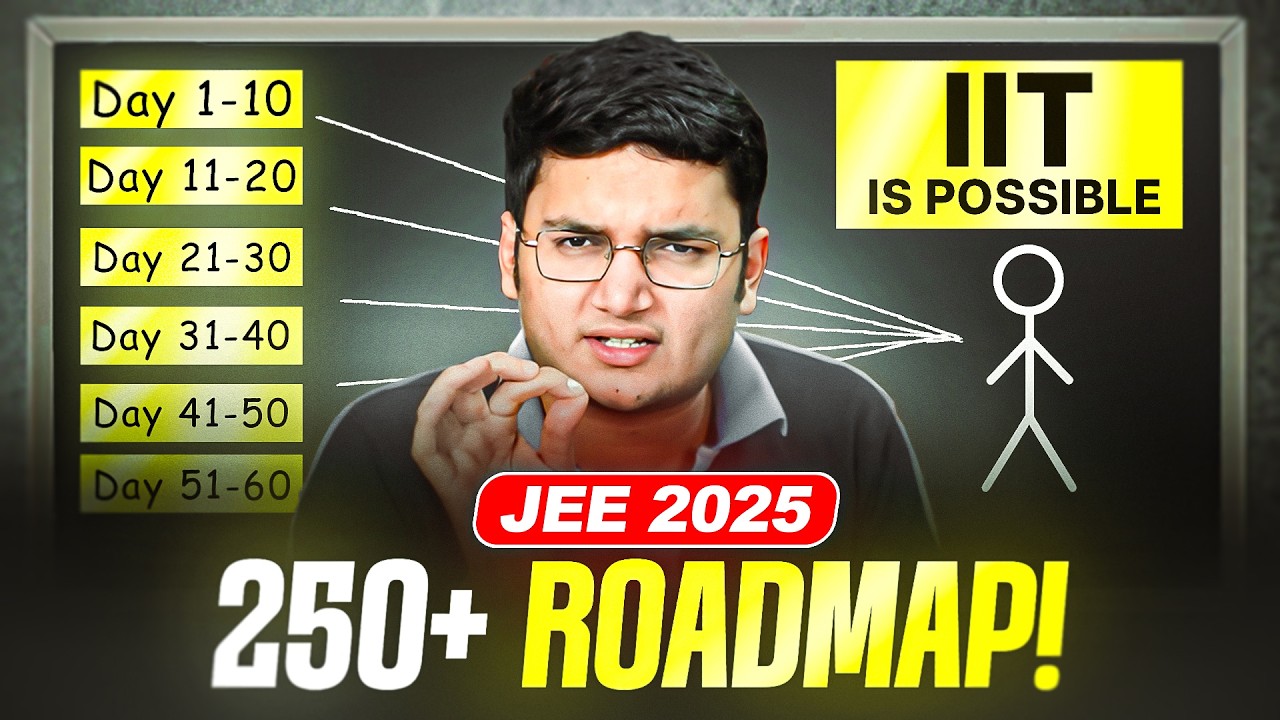 60 Days to Crack JEE 2025: The Ultimate Game Plan! 😡 - YouTube