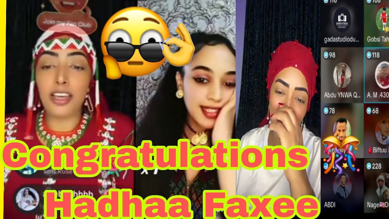 CONGRATULATIONS 🎊 👏 💐 🥳 Haatii Faxee Harkaa hin kenanu Jabaadha jettee 🤣🤣🤣