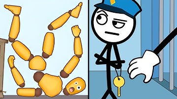 Thief Puzzle VS Ragdoll Break — All Max Levels Satisfying Gameplay Android, iOS New Update - 2025