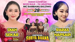 Download Lagu 🔴Live Campursari SURYA BUANA Bt. Diah Sekar /28-01-2026/ Semanding - Pagu -  Kediri MP3