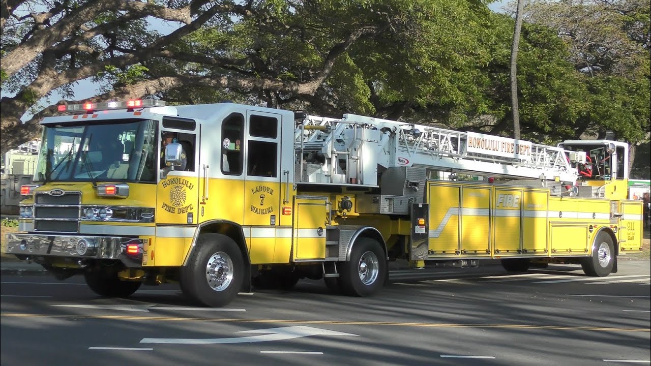 Honolulu Fire Dept Ladder 7 Responding YouTube honolulu-fire-dept-ladder-7-responding-youtube