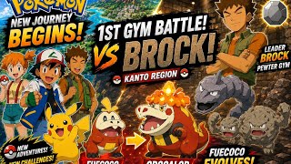 Pokémon New Adventure Ep 1 | Brock Gym Battle + Crocalor Evolution