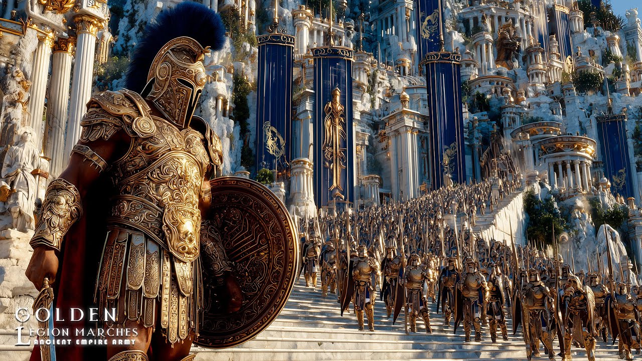 The Golden Legion Marches  Epic Ancient Empire Army | Cinematic Fantasy