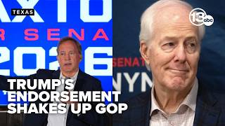 Texas AG Ken Paxton wins Republican runoff for U.S. Senate, ousting longtime Sen. John Cornyn