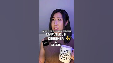 Difference between Clo3d and Marvelous Designer? #digitalfashion