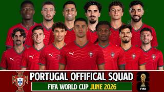 🇵🇹 Portugal World Cup 2026 Squad Announcement | Group K Full Team