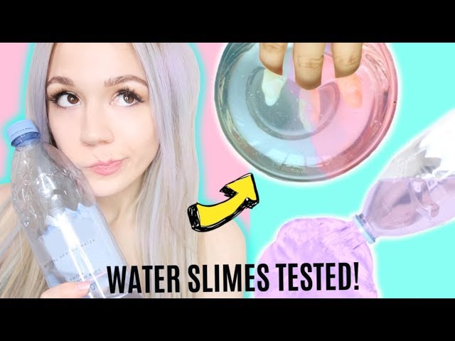 WATER SLIME! How to Make Crystal Clear Water Slime without Glue! Funny Slime  Videos - KidzTube