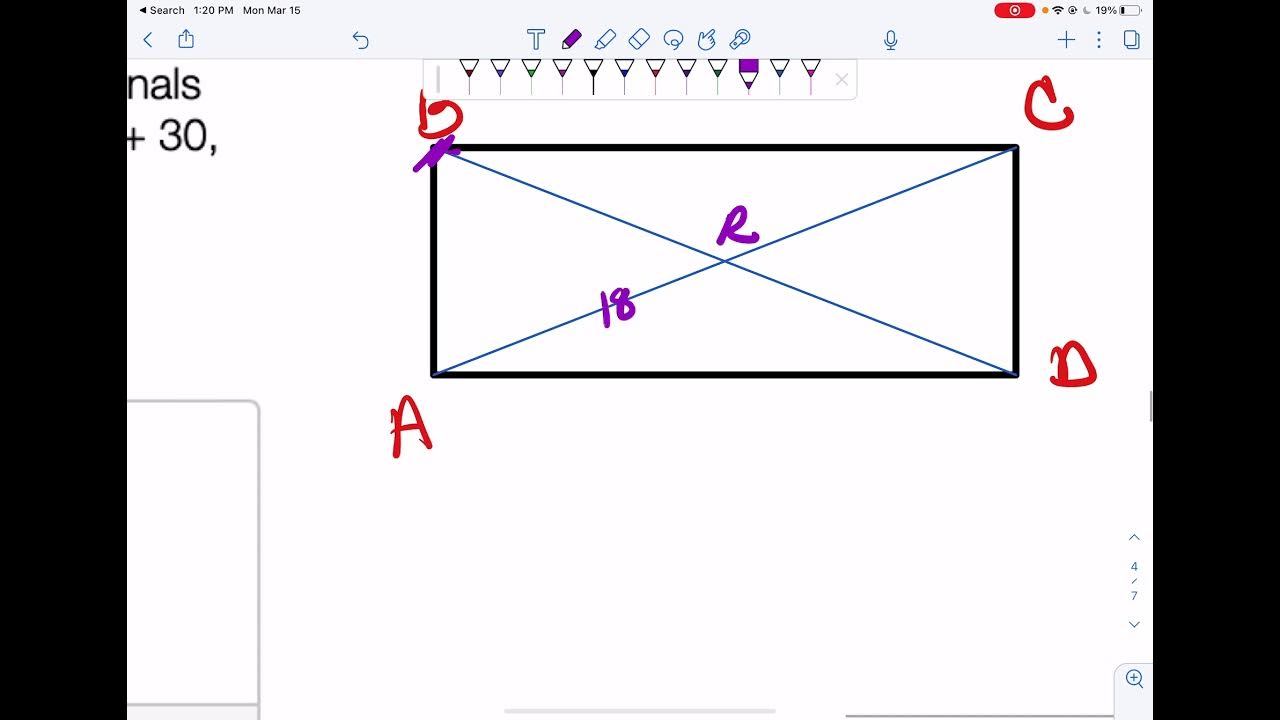 62 The Rectangle (DESMOS Walkthrough) YouTube