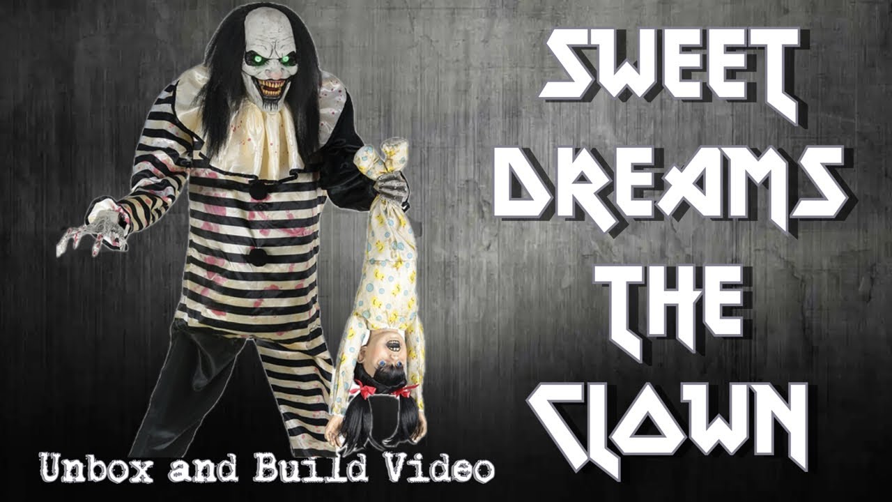 Towering Sweet Dreams the Clown animatronic - Unbox, Setup, & Demo