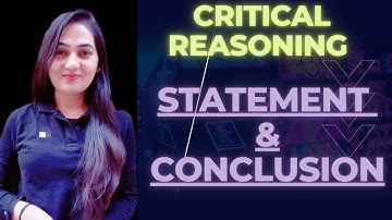 Statement & Conclusion || Shortcuts & Tricks || Critical & Logical Reasoning || Suman Shekhawat