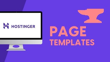 Using Templates for Pages in Hostinger Website Builder
