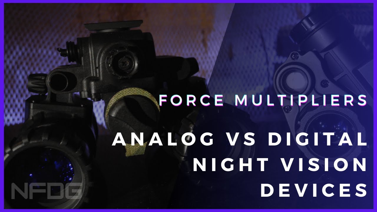 Digital vs Analog Night Vision (NVG10 vs PVS14) YouTube