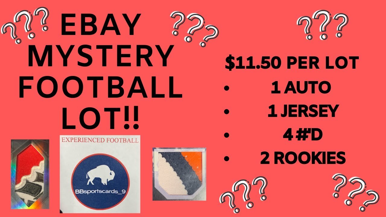 eBay Football *MYSTERY* Lot Review! Great Results!!!