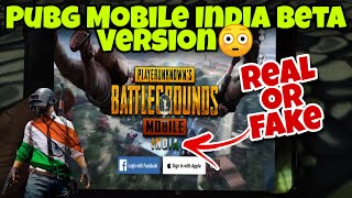 😳 Pubg Mobile India Beta Version Leak Video | Real Or Fake?