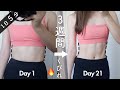 【１日５分】３週間でくびれと腹筋を同時に手に入れる！！最強トレーニング🔥🔥 5-Min Small Waist Workout