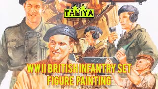#1/48 TAMIYA #painting training and figures modification. British Infantry set イギリス軍歩兵塗装練習