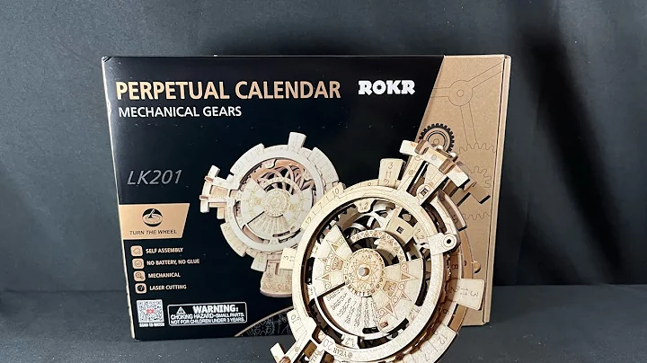 ROKR Perpetual Calendar Unboxing and Complete Build