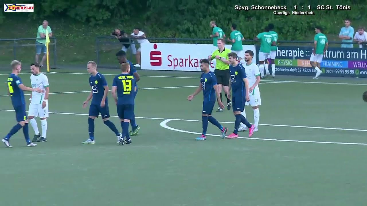 2022 08 10  FV Nrh  Oberliga 2022 23 SP 2 Spvg Schonnebeck vs  SC St Tönis