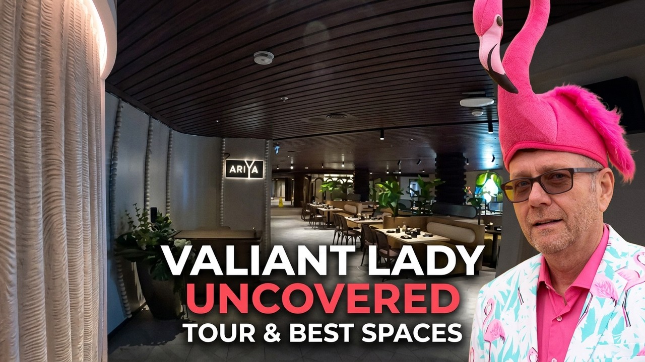 Valiant Lady Full Ship Tour: Everything You Need to Know (not cabins) #virginvoyages