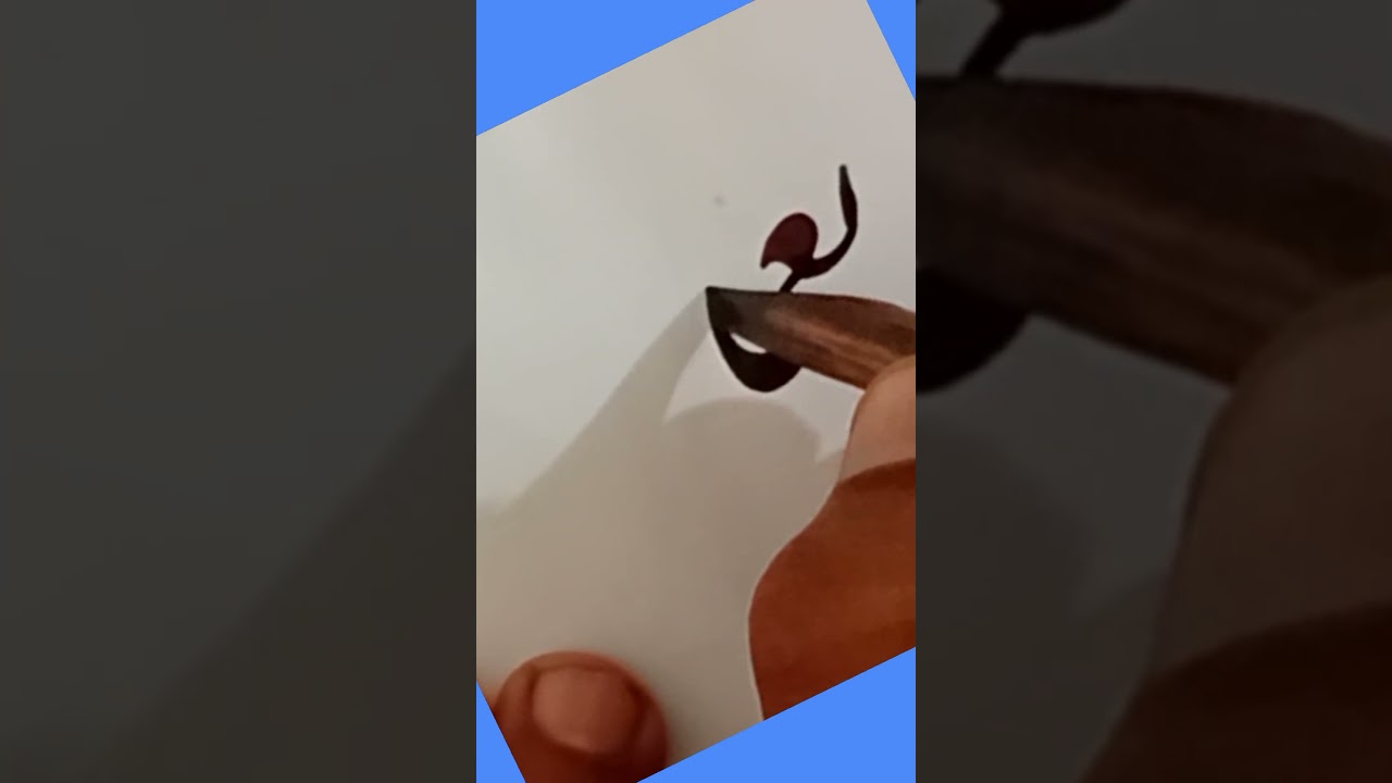 Arabic Calligraphy Learning Tips for Beginners Easy Tutorial #shorts #viral #Trending #art 🎨