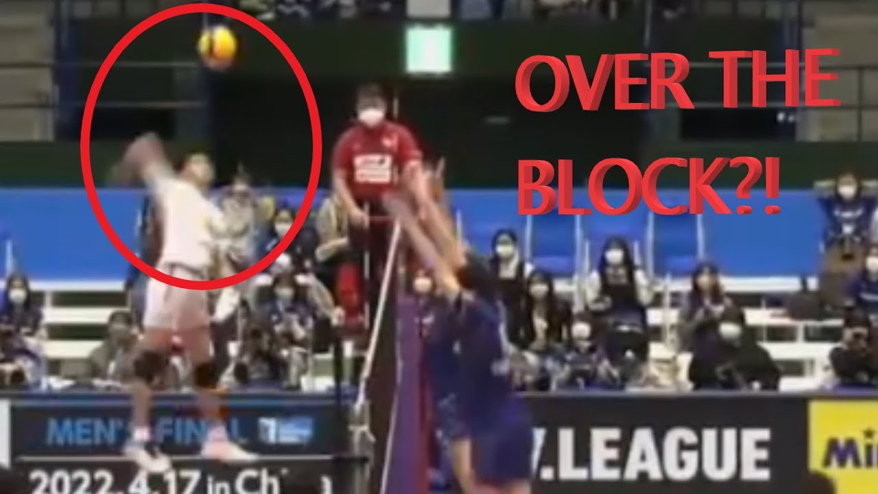 Bryan Bagunas Over the Block Spike!!!