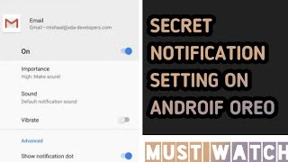 HOW TO CHANGE NOTIFICATION ACCESS IN ANDROID OREO AND ABOVE || MUST TRY