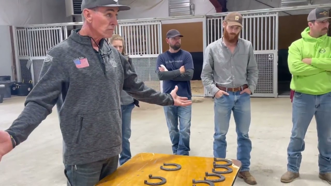Craig Trnka Judging Shoes & Shoeing Demo at FAWS Contest-Part 1