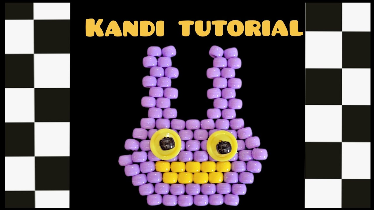 Урок по изготовлению подвески-канди в виде фиолетового кролика.