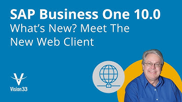 New Web Client For SAP Business One Version 10.0
