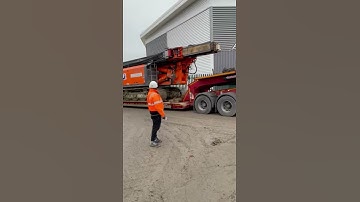 RTG RG21T telescopic leader rig arriving in Dartford