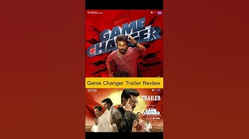Game Changer Trailer Review | Ram Charan 🤫 SPUNKY ASLAM #shorts #ramcharan #gamechanger #review