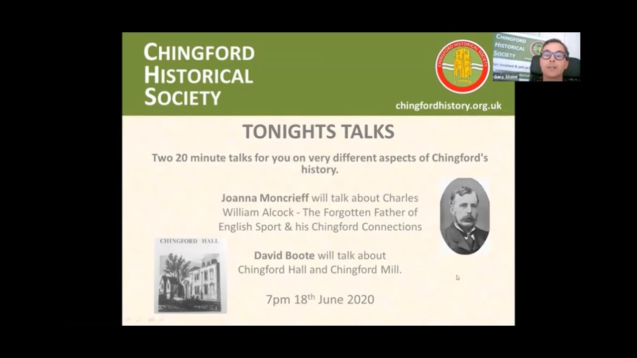 CHARLES WILLIAM ALCOCK & CHINGFORD HALL & MILL - YouTube