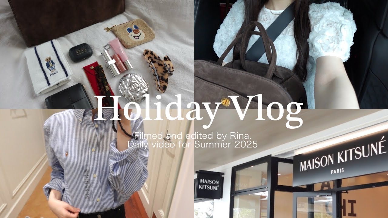 Vlog) 木更津アウトレットとディズニーを満喫する休日🦢🪄|バッグの中身と購入品👜|社会人の日常|紫外線ケア