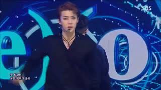 'POWERFUL' EXO - LOTTO (louder) @ Popular Inkigayo 20160828