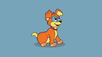 Cute Dog or Puppy Vector Design in Adobe illustrator in 10 minutes
