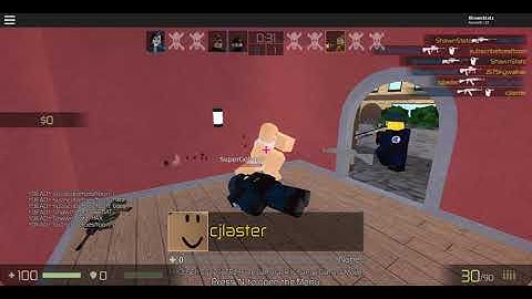 Annoying Hacker in Counter Blox Roblox Gets Caught On Tape XD
