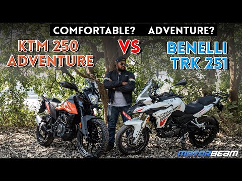 KTM 250 Adventure vs Benelli TRK 251 - No Adventure, Just Touring? | MotorBeam