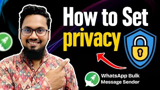 How to Set Privacy in WhatsApp Bulk Message Sender – Blur Names, Chats & Images screenshot 2