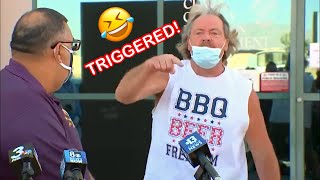 TRIGGERED Trump Supporter Interrupts News Briefing