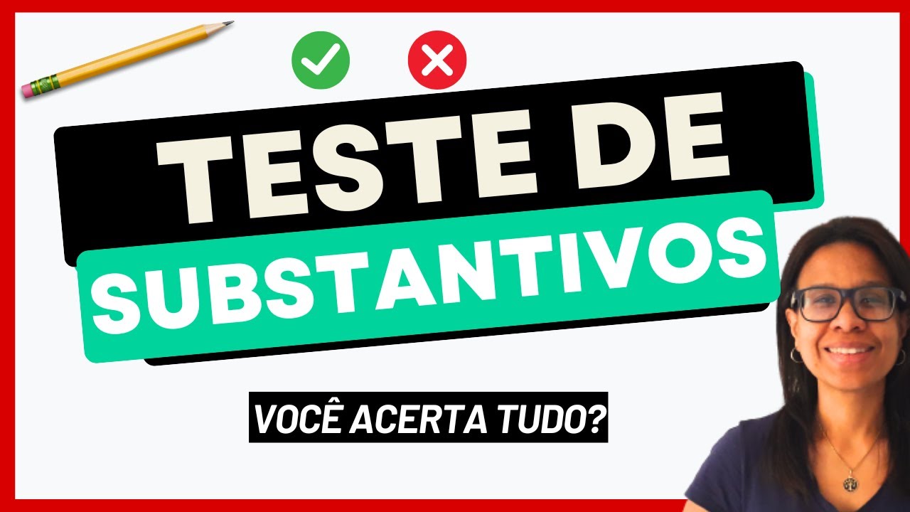 ✅❌GÊNERO DOS SUBSTANTIVOS | TESTE DE SUBSTANTIVOS | PORTUGUÊS para CONCURSOS
