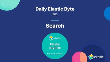 Semantic Search with sparse vector - Elastic Daily Bytes S05E08
