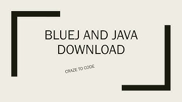 How To Install Java and BlueJ For Windows