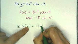 Function Notation