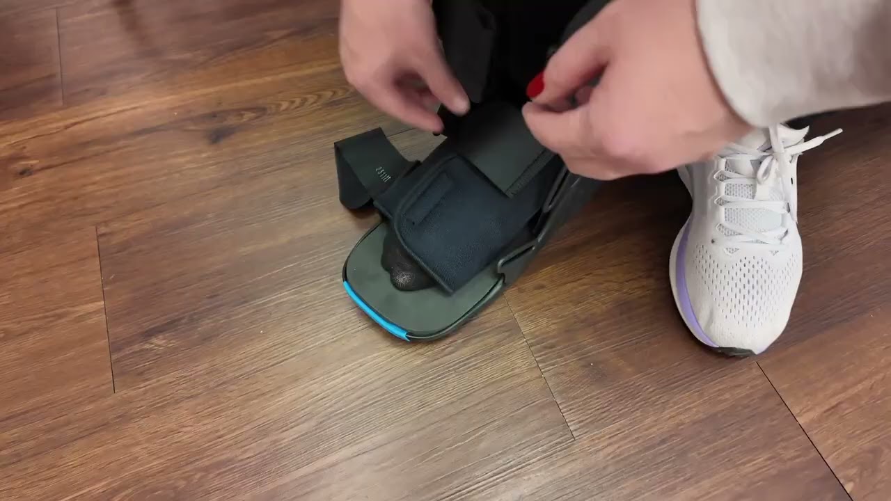 How To Put on a Cam walker (Surgical boot)