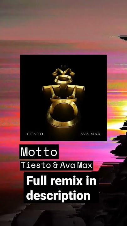 #tiesto #tiëstothemotto  Tiesto & Ava Max - Motto (Maricii 2023 remix)