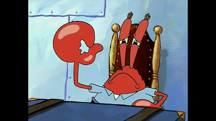 Mr. Krabs Plays The World's Smallest Violin (1080p) #shorts