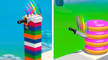 Slice it All 3D game in MAX LEVEL | ASMR Cutting | Level 65 - 70  | ASMR SLICING GAMEPLAY