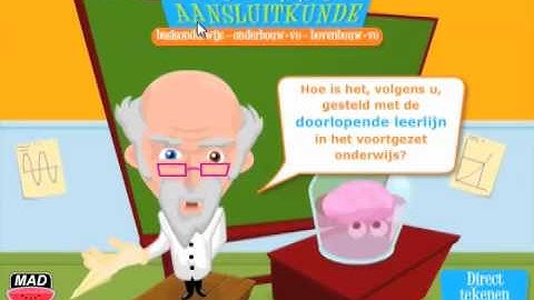 "Leerlijn Wijzer - Professor Aansluitkunde" for "Onderbouw VO" by MAD Multimedia